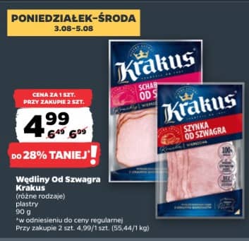 Krakus wędliny od szwagra krakus 90g