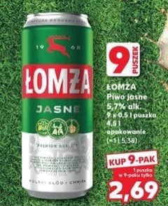 Łomża piwo jasne 5,7% 0.5l