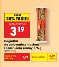 bagietka do opiekania z masłem i czosnkiem