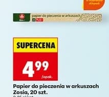 papier do pieczenia w arkuszach