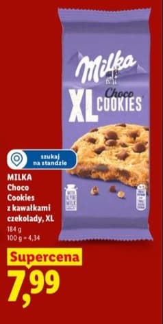 choco cookies z kawałkami czekolady XL