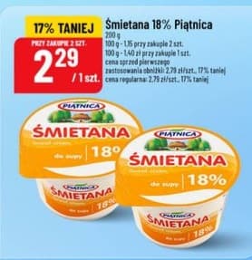 śmietana 18%
