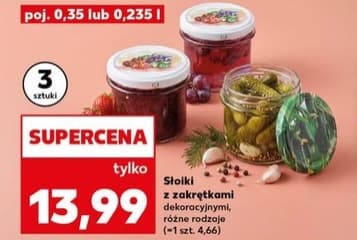 słoiki z zakrętkami dekoracyjnymi