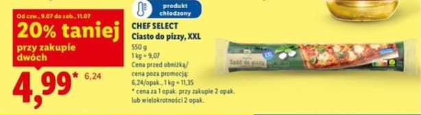 ciasto do pizzy XXL