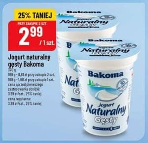 jogurt naturalny gęsty