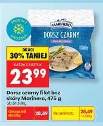 dorsz czarny filet bez skóry