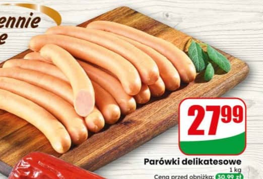 Agro Rydzyna parówki delikatesowe 1kg