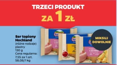 Hochland ser topiony w plastrach 130g