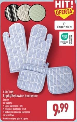 Crofton łapki lub rękawice kuchenne
