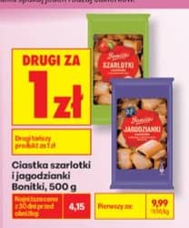 Bonitki ciastka szarlotki i jagodzianki 500g