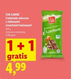 czekolada mleczna z siekanymi orzechami laskowymi