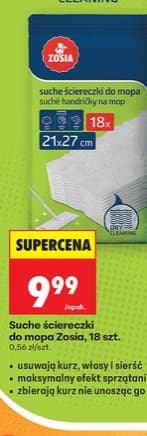 suche ściereczki do mopa