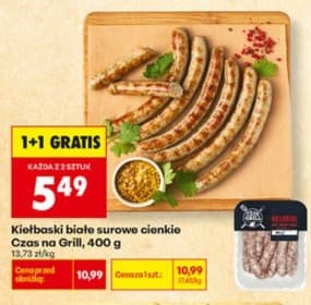 kiełbaski białe surowe cienkie