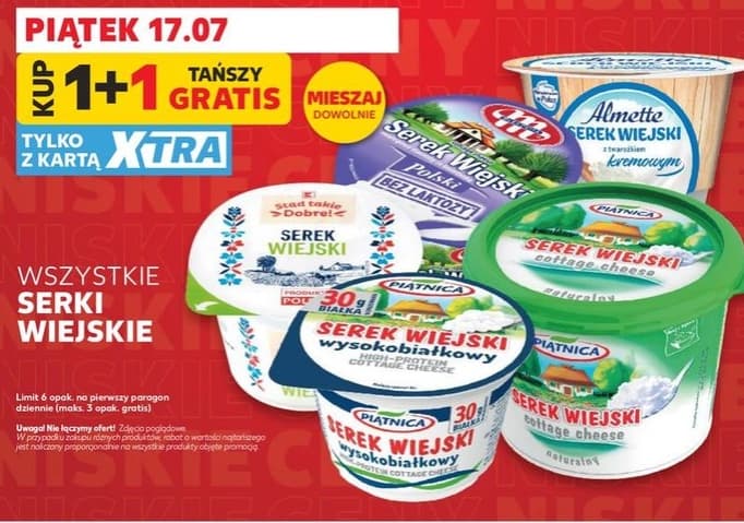 Wszystkie serki wiejskie