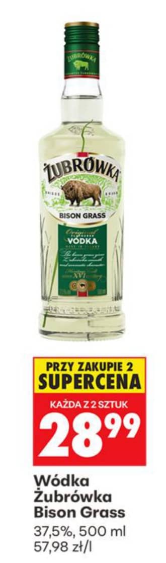 Żubrówka wódka Bison Grass 500ml