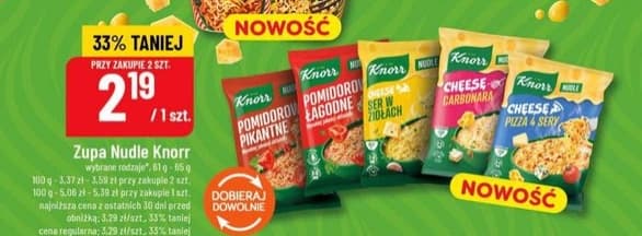 zupa Nudle różne rodzaje
