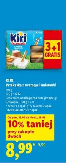 przekąska z twarogu i śmietanki