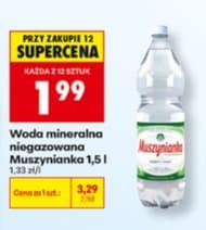 woda mineralna niegazowana