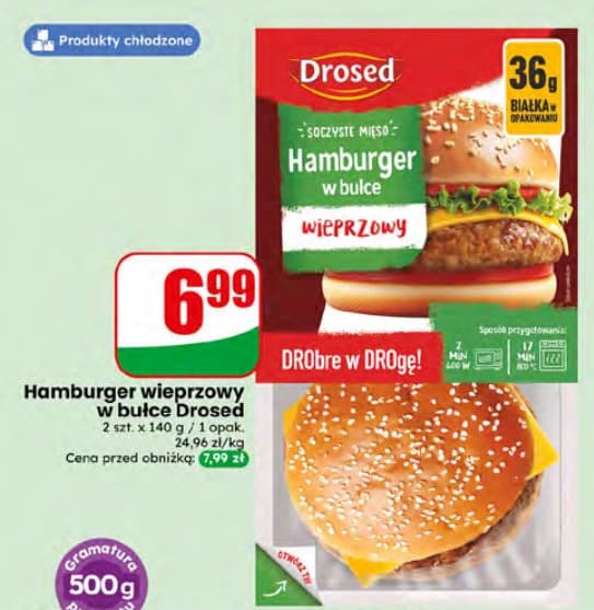 hamburger wieprzowy w bułce