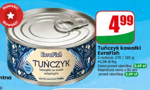 tuńczyk kawałki w sosie własnym