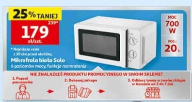 mikrofalówka biała Solo