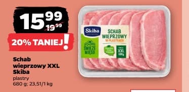 schab wieprzowy XXL plastry