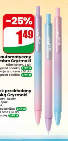 długopis automatyczny ombre