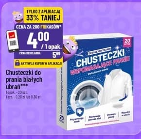 chusteczki do prania białych ubrań