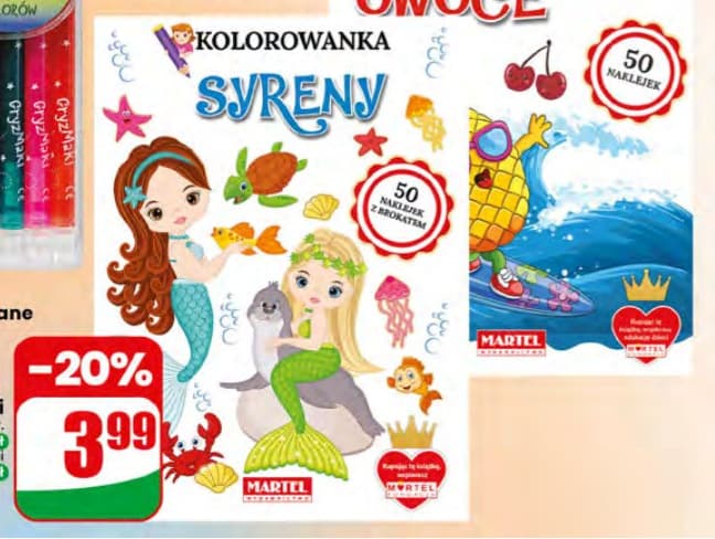 kolorowanka z naklejkami