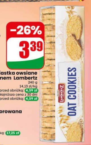 ciastka owsiane z sezamem