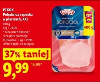 polędwica sopocka w plastrach