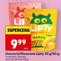 owoce liofilizowane