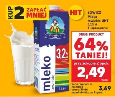mleko łowickie UHT 3,2%