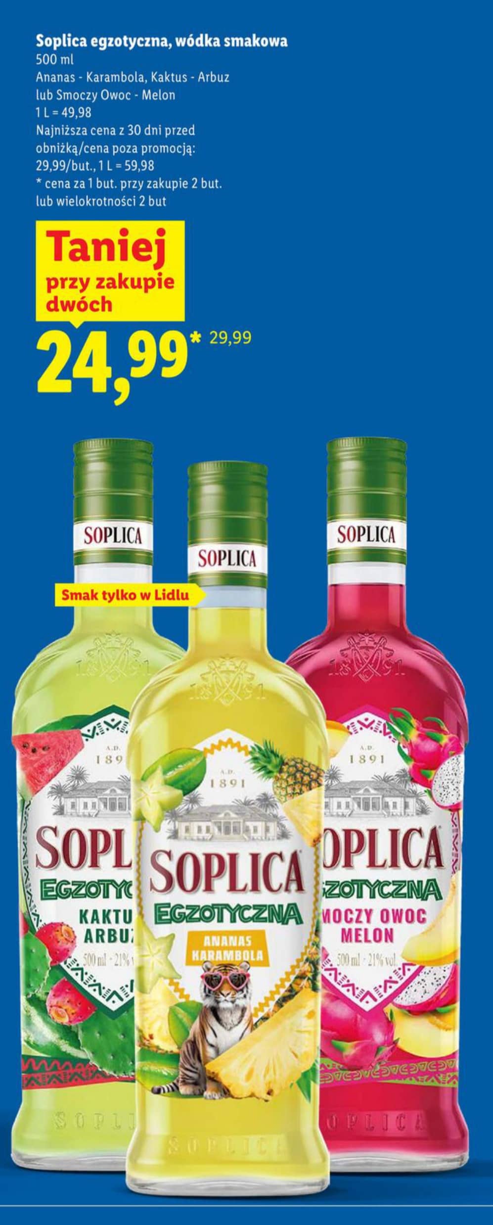 Soplica wódka smakowa egzotyczna 500ml