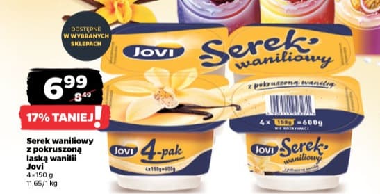 serek waniliowy z pokruszoną laską wanilii