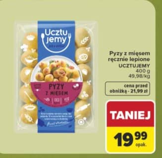 Ucztujemy pyzy z mięsem ręcznie lepione 400g