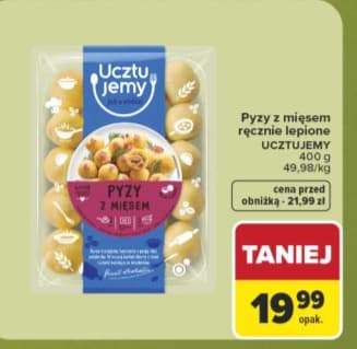 pyzy z mięsem ręcznie lepione