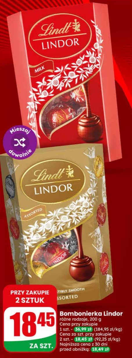 bombonierka lindor