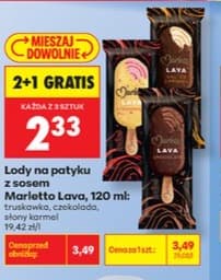 lody na patyku z sosem