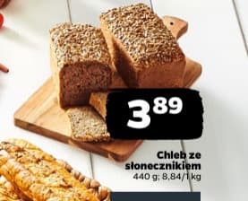 chleb ze słonecznikiem