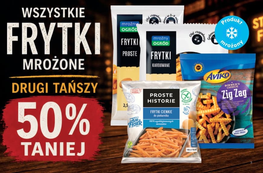 Wszystkie frytki mrożone