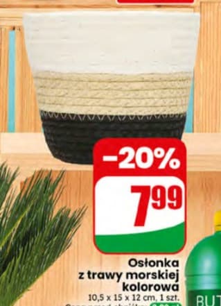 osłonka z trawy morskiej kolorowa