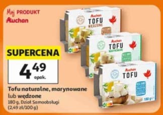 tofu naturalne, marynowane lub wędzone