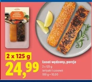 łosoś wędzony porcje