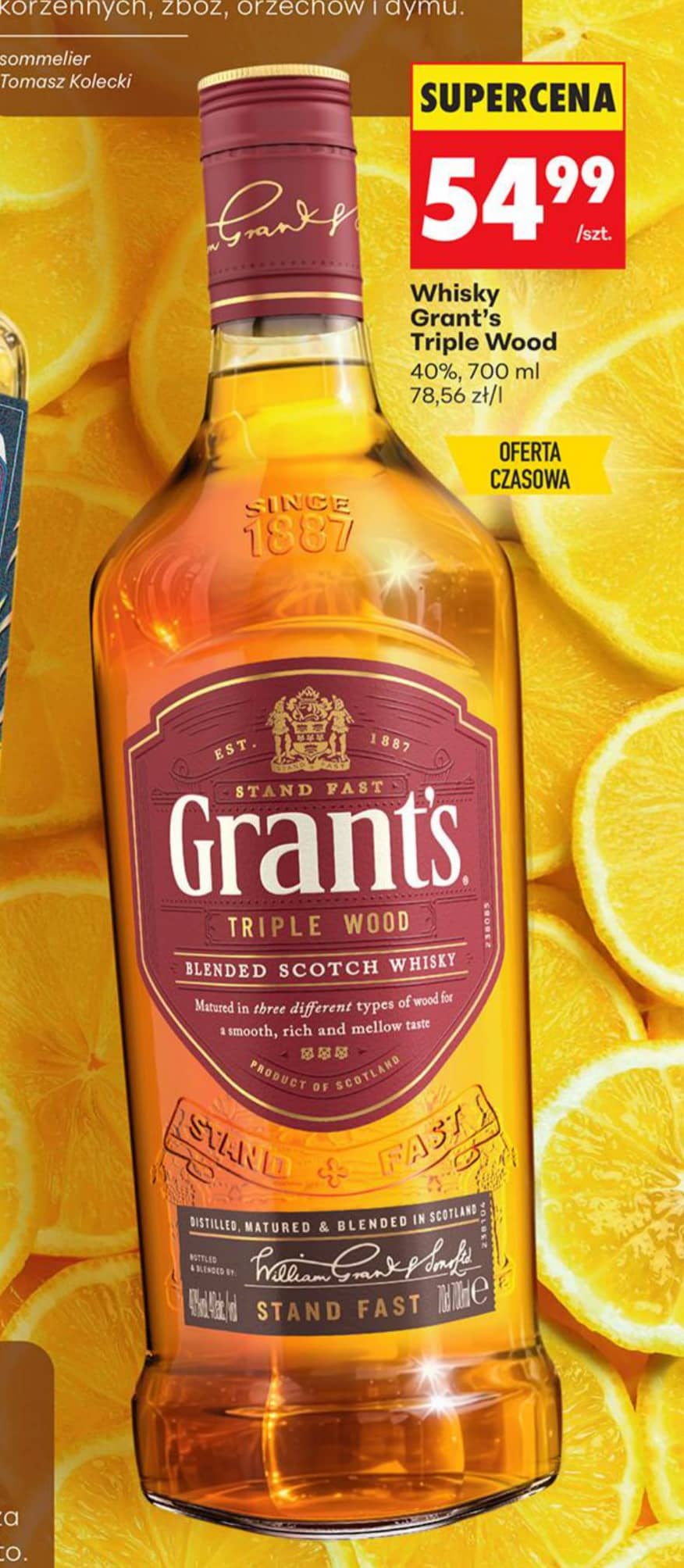 Grant's whisky Triple Wood 700ml