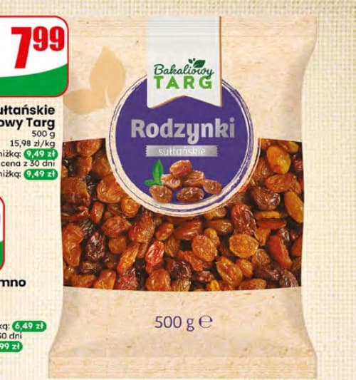 rodzynki sułtańskie