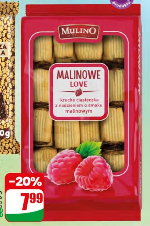 Ciastka kruche z nadzieniem malinowym