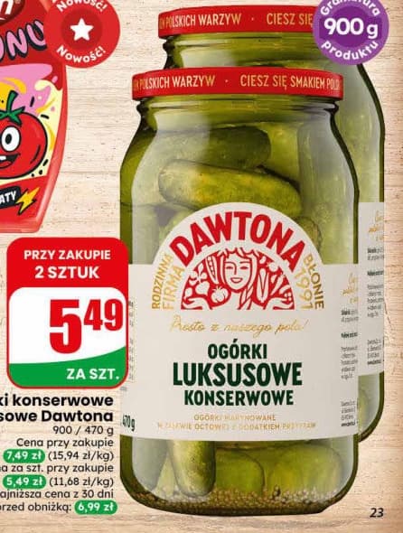 ogórki konserwowe luksusowe