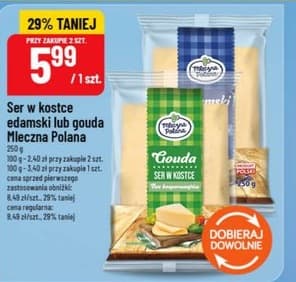 ser w kostce edamski lub gouda