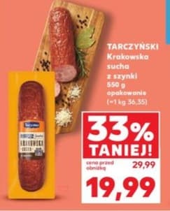 Krakowska sucha z szynki